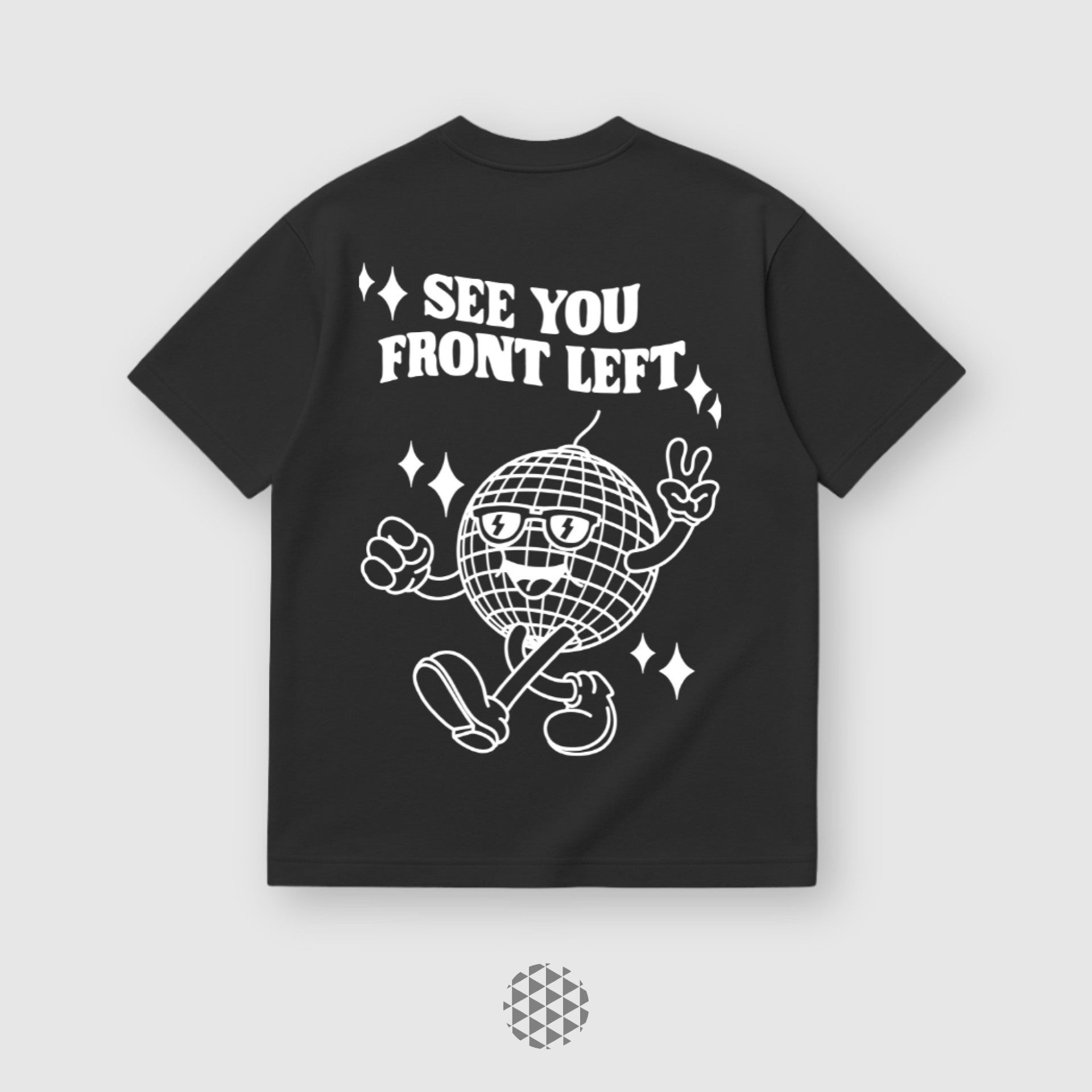 See You Front Left - Black